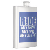 Reiten, alles, jederzeit, überall flachmann (Rechts)