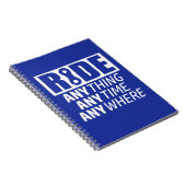 Reiten, alles, jederzeit, überall notizblock (Rechte Seite)