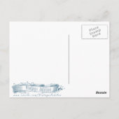 Reiten am See in Canyon Malerei Postkarte (Rückseite)