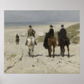Reiten am Strand, A. Mauve - Art Poster (Vorne)