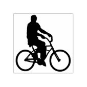 Reiten am Strand Gummistempel (Prägung)