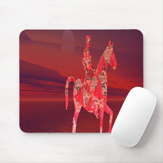 Reiten auf der Dusk Mouse Pad Mousepad (Mit Mouse)