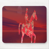 Reiten auf der Dusk Mouse Pad Mousepad (Vorne)