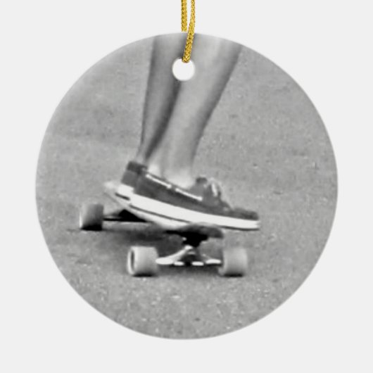 Reiten auf der Landebahn Keramik Ornament (Vorne)