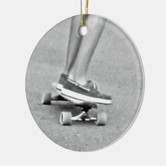 Reiten auf der Landebahn Keramik Ornament (Links)