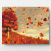 Reiten auf der Oktober Breeze Picture Plaque Fotoplatte (Vorderseite)