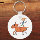 Reiten bei Circus Schlüsselanhänger (Vorderseite)