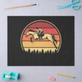 Reiten bei Mädchen Seidenpapier (Basteln)