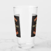 Reiten bis zum Tod Motorrad Biker Lifestyle Beer Glas (Links)