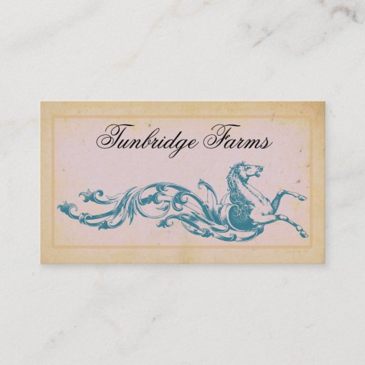 Reiten Boarding Business Cards Visitenkarte (Vorderseite)