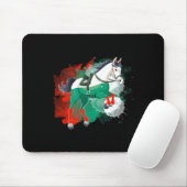 Reiten Bulgarien Flagge Mousepad (Mit Mouse)