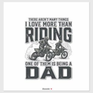 Reiten Dad Vintage Gravur Motocross Zitat Design Aufkleber