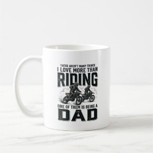 Reiten Dad Vintage Gravur Motocross Zitat Design Kaffeetasse