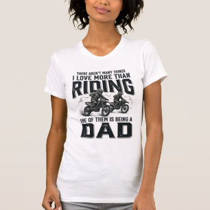 Reiten Dad Vintage Gravur Motocross Zitat Design T-Shirt