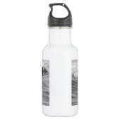 Reiten der Wave Graustufen Wasserflasche (Rückseite)