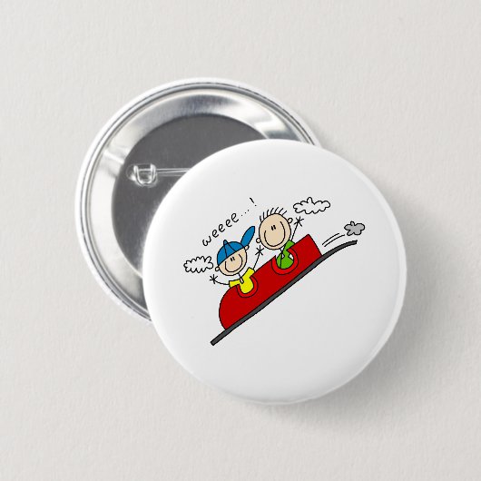 Reiten des Achterbahn-Knopfes Button (Vorne & Hinten)