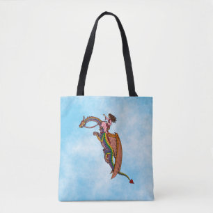 Reiten des Regenbogendrachen Tasche