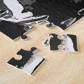 Reiten des Sturms - Skateboarder Jigsaw Puzzle (Seite)