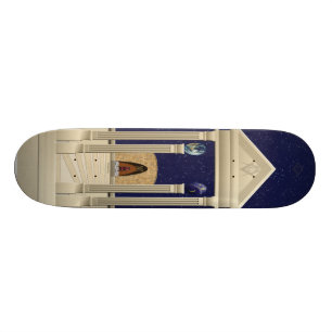 Reiten des Tempel-Skateboards Skateboard