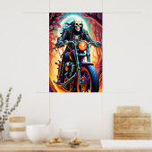 Reiten durch die Baumgrenzen Poster (Küche)