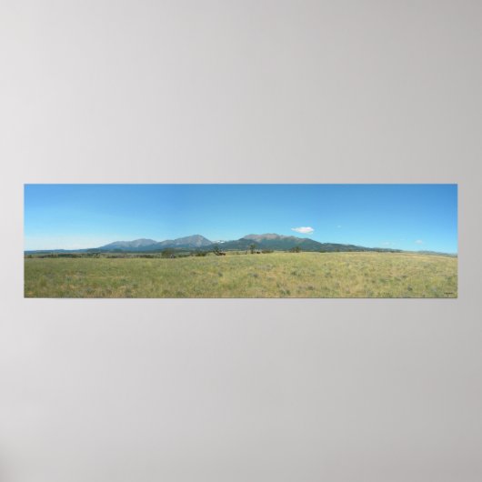 Reiten durch die Crazy Mountains Poster (Vorne)