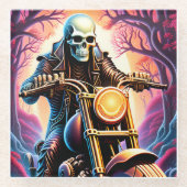 Reiten durch die Verflechtungszweige Glasuntersetzer (Vorderseite)