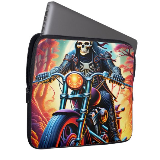 Reiten durch die Verflechtungszweige Laptopschutzhülle (Vorne Rechts)