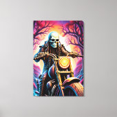 Reiten durch die Verflechtungszweige Leinwanddruck (Vorderseite)