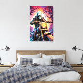 Reiten durch die Verflechtungszweige Leinwanddruck (Insitu (Schlafzimmer))