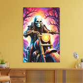 Reiten durch die Verflechtungszweige Leinwanddruck (Insitu (Wohnzimmer))