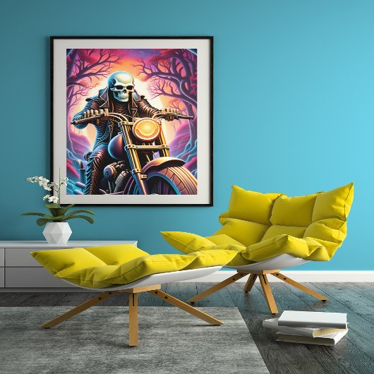 Reiten durch die Verflechtungszweige Leinwanddruck