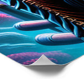 Reiten durch die Verflechtungszweige Poster (Ecke)