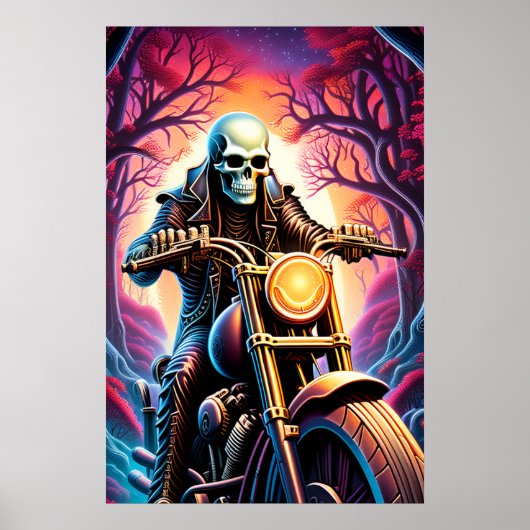 Reiten durch die Verflechtungszweige Poster (Vorne)