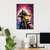 Reiten durch die Verflechtungszweige Poster (Heimbüro)