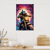 Reiten durch die Verflechtungszweige Poster (Küche)