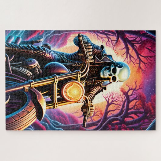 Reiten durch die Verflechtungszweige Puzzle (Horizontal)