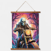 Reiten durch die Verflechtungszweige Wandteppich Mit Holzrahmen (Vorderseite)