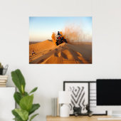 Reiten durch die Wüsten Dubais Poster (Heimbüro)