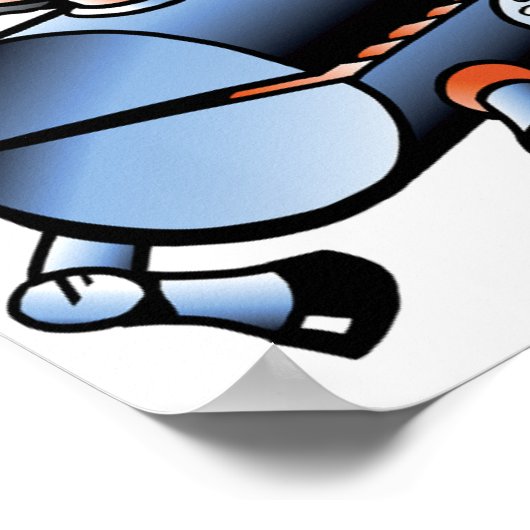 Reiten einer GRILLEN Poster (Ecke)