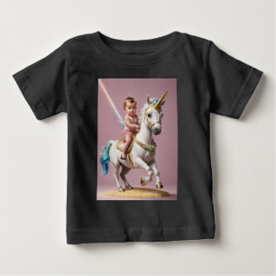 Reiten eines Einhorns Baby T-shirt