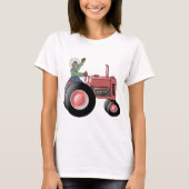 Reiten eines Traktors T-Shirt (Vorderseite)