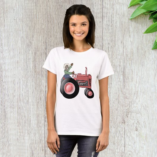 Reiten eines Traktors T-Shirt