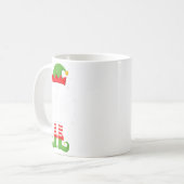 Reiten Elf Xmas Familie Matching Elf Squad Ch Kaffeetasse (Vorderseite Links)