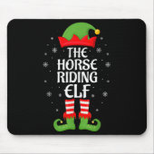Reiten Elf Xmas Familie Matching Elf Squad Ch Mousepad (Vorne)