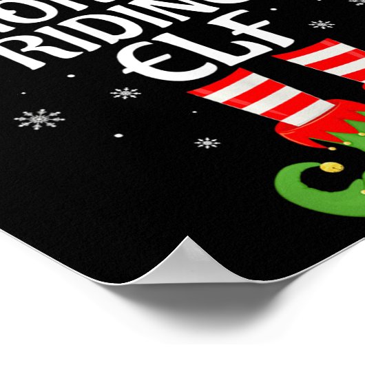 Reiten Elf Xmas Familie Matching Elf Squad Ch Poster (Ecke)
