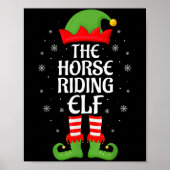 Reiten Elf Xmas Familie Matching Elf Squad Ch Poster (Vorne)