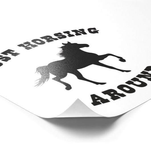 Reiten Fotodruck (Ecke)