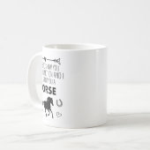 Reiten Fragte mich, um euch Pferdereiten Reitausfl Kaffeetasse (Vorderseite Links)
