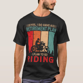 Reiten Funny Motorrad fahren T-Shirt