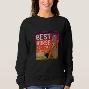 Reiten für Frauen Beste Pferdemutter Reitsport  Sweatshirt